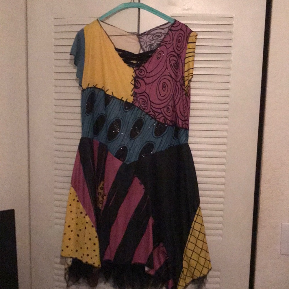 Nightmare before Christmas Sally costume. Missing the gloves!